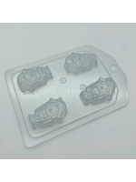 Пластиковая форма для конфет Щелкунчик 4 ячейки