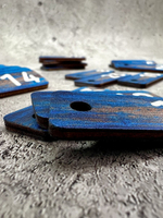 Номерки для ключей 2х5см