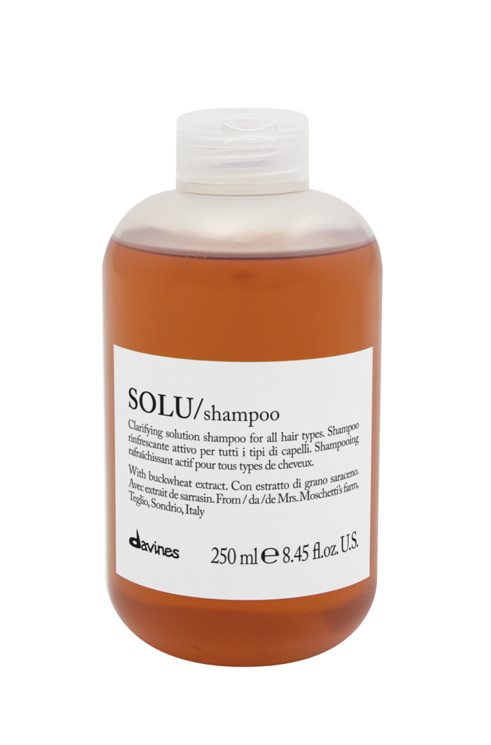 Шампунь активно освежающий для глубокого очищения волос DAVINES SOLU Shampoo 250 мл