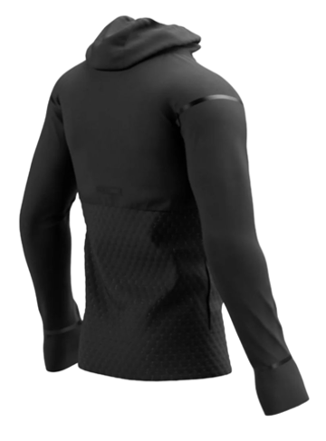 Мужская теннисная куртка Compressport Winter Insulated 10/10 - черный