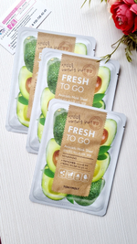 Освежающая корейская тканевая маска с авокадо Tony Moly Fresh To Go Yuja Mask Sheet