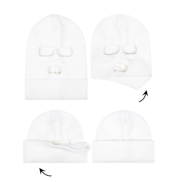 Балаклава-трансформер STREET, белый