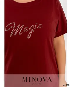 Футболка 2274-бордо Minova