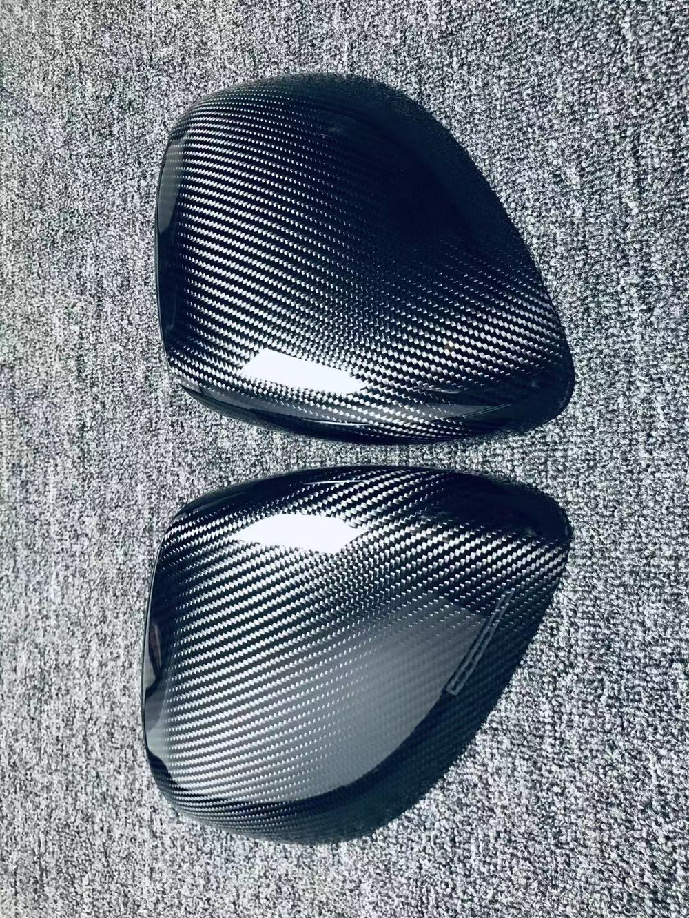 Карбоновые накладки на боковые зеркала для Mercedes Benz S-class W223 2021+ АМГ Мерседес Бенц S класс