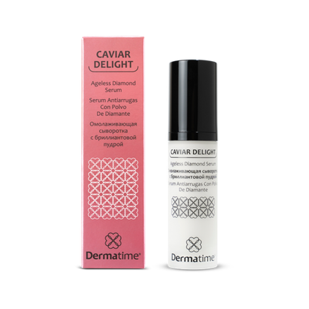 Dermatime CAVIAR DELIGHT Ageless Diamond Serum Омолаживающая сыворотка с бриллиантовой пудрой 30ml