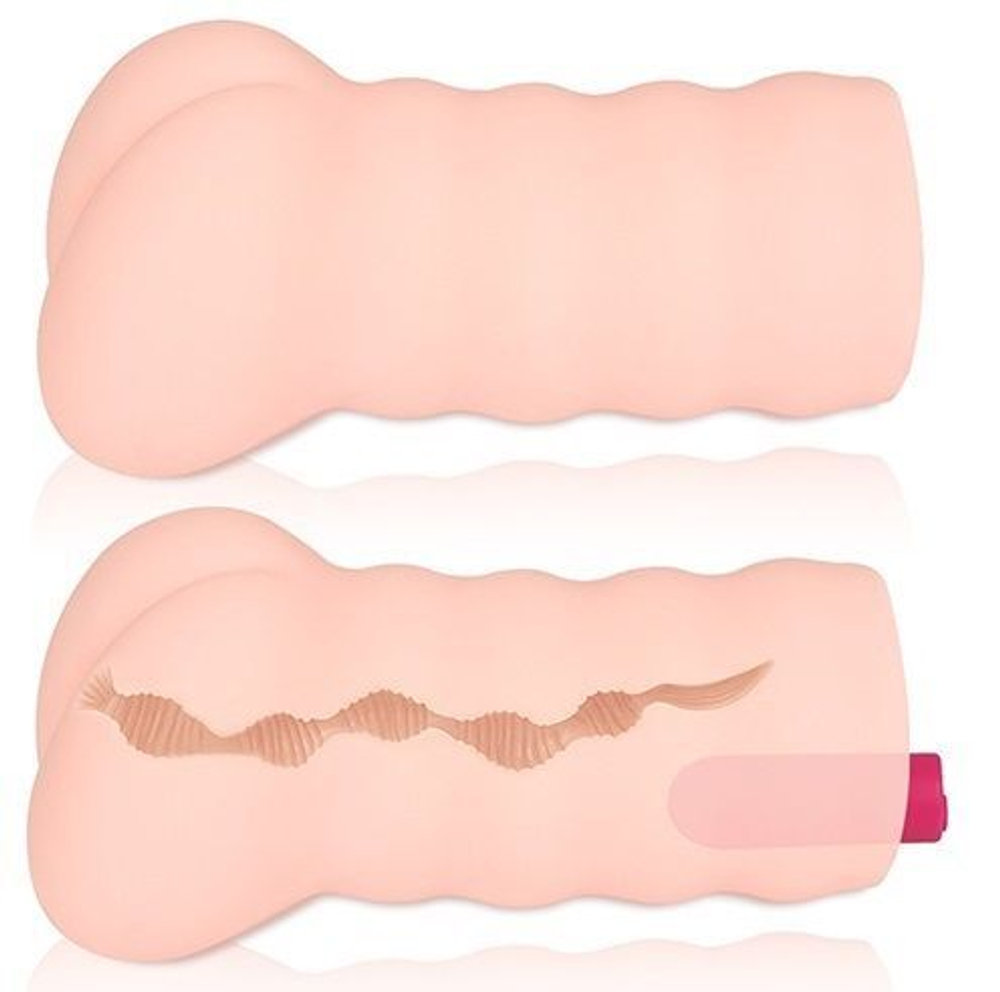 Телесный вибромастурбатор-анус Tong-ggo Auto (Цвет: телесный)