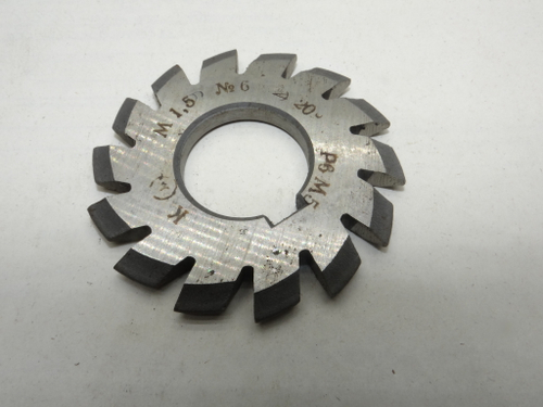 Фреза модульная М1,5 №6 (Р6М5) z=14