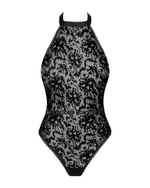 Роскошное кружевное боди Softily (Размер: XXL-XXXL) (Цвет: черный)