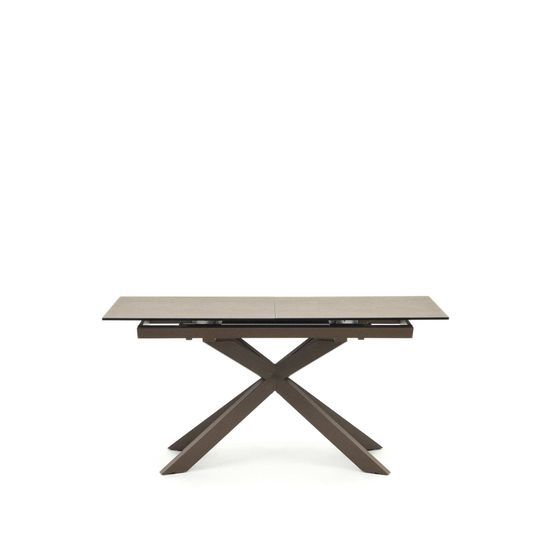 Atminda Раздвижной стол из керамики и стали с коричневой отделкой 160 (210) x 90 см Испания 