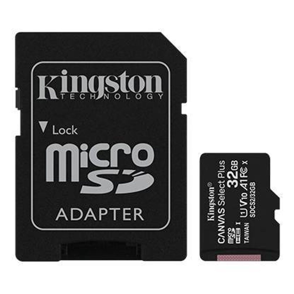 Карта памяти Kingston Canvas Select Plus microSD