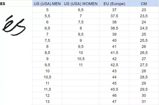 Кеды Es Evant White Blanc/Red Rouge