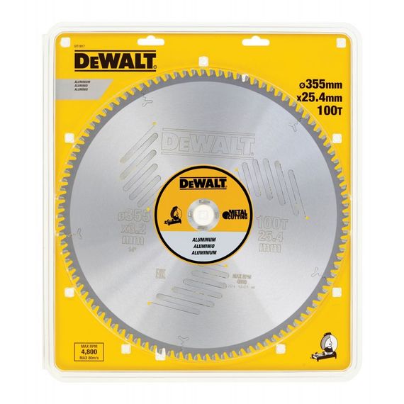 Диск пильный по металлу DeWalt METAL CUTTING DT1917 355х25мм 100T