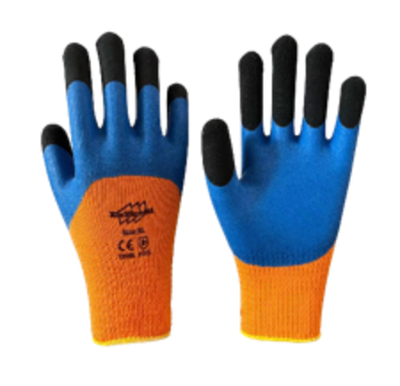 Зима #300 07 ченый палец синий перчатка (кратно 10)