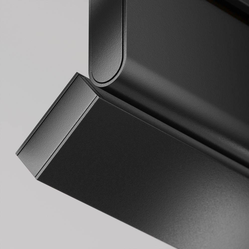 Трековый светодиодный светильник Maytoni Exility X Points Rot TR242-2-12W3K-B