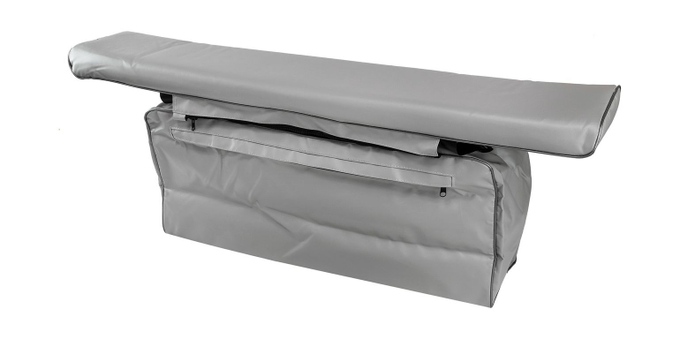 Сумка на сиденье с мягкой накладкой,1000х230 мм, серая