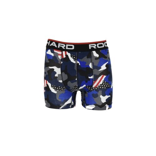 Мужские трусы боксеры разноцветные с произвольным принтом набор 3 в 1 Rockhard RH37056