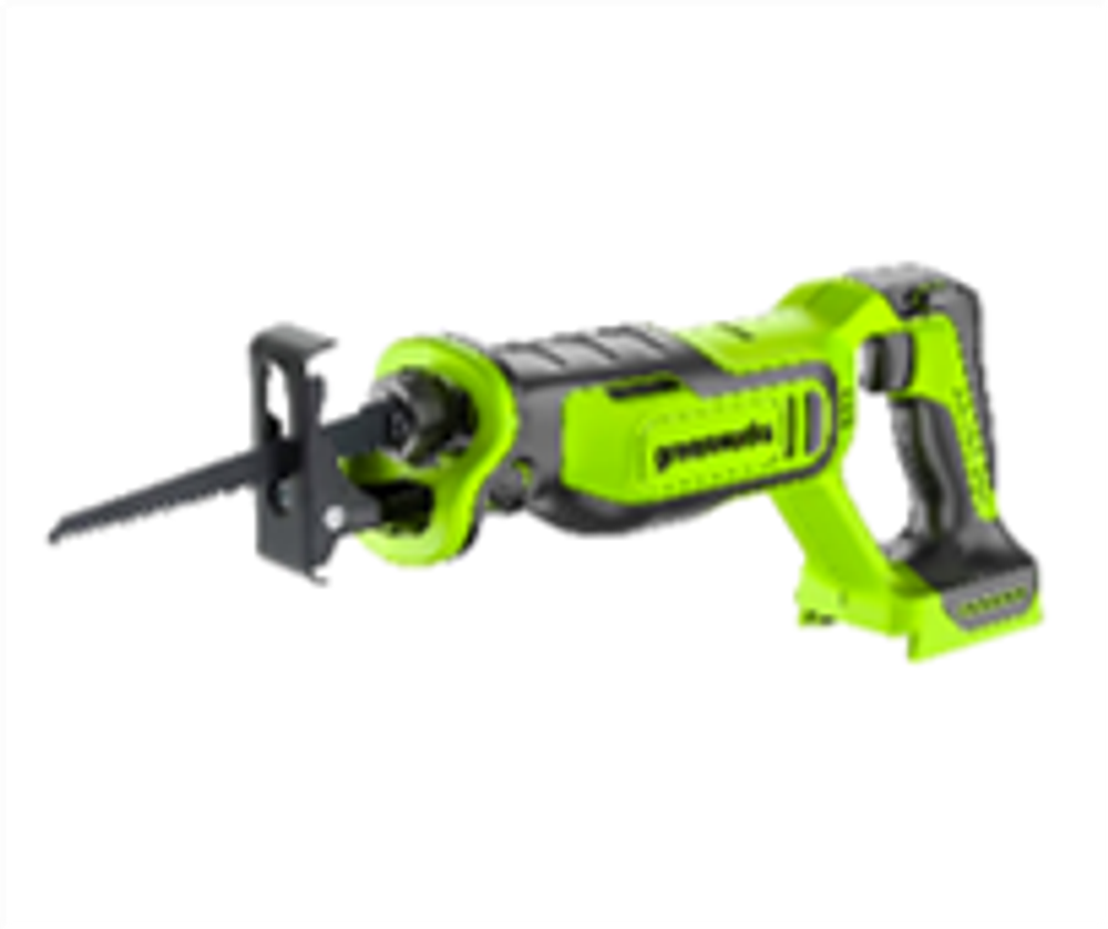 Пила сабельная Greenworks GPT-BLRS-1, 24V, бесщеточная, 0-3000/мин, 115 мм, без АКБ и ЗУ (1200607)