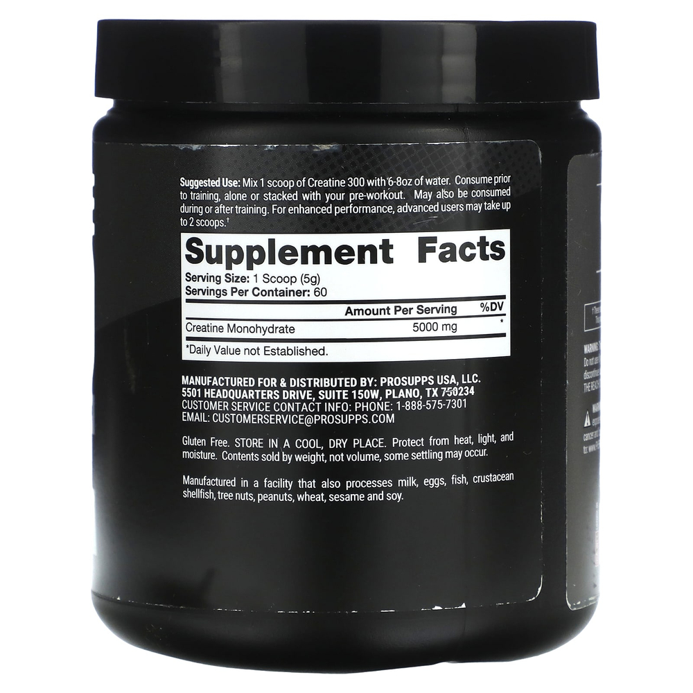 ProSupps, Креатин 300, без добавок, 300 г (10,58 унции)