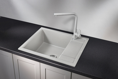 Granula 6002, БАЗАЛЬТ, кухонная мойка, кварц