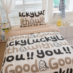 Постельное белье детское 160x80 Young на резинке, комплект с одеялом 100% хлопок OBKR027