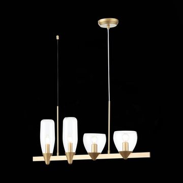 Светильник подвесной 4*E14 SL1119.203.04 золотистый/прозрачный Teneresa ST Luce