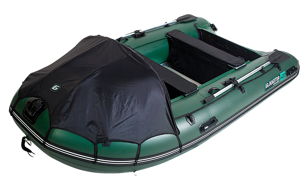 Лодка ПВХ Gladiator Professional D420AL с алюминиевым полом -