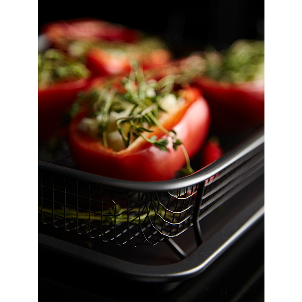 Противень для запекания с решеткой-гриль roast masters, 22х30 см, черный