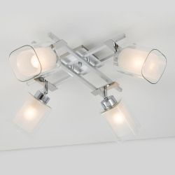 Citilux Риволи CL104140 Люстра с поворотными плафонами Алюминий