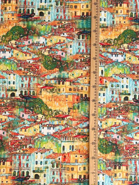 ДОМА, ГОРОД, ОРАНЖЕВЫЙ - 100% хлопок 6