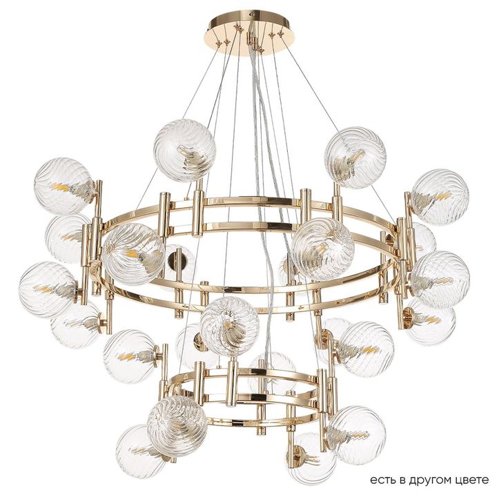 Подвесная люстра Crystal Lux Luxury SP16+8 Gold