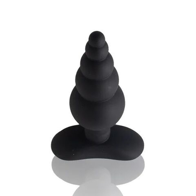 Черная анальная пробка Unicorn Playful - 10 см. (Цвет: черный)
