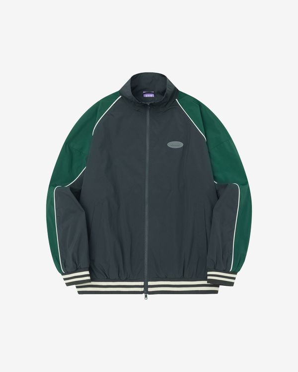 Олимпийка College зеленая / черная - фото 1