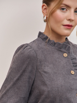 Жакет вельвет укороченный