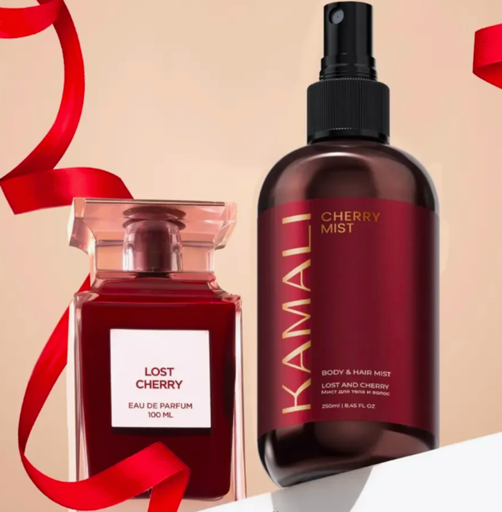 Мист для тела и волос KAMALI Парфюмированный CHERRY (250мл)