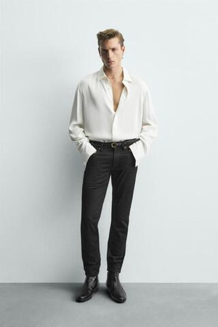 ZARA ДЖИНСЫ SKINNY FIT - LIMITED EDITION, ЧЕРНЫЙ