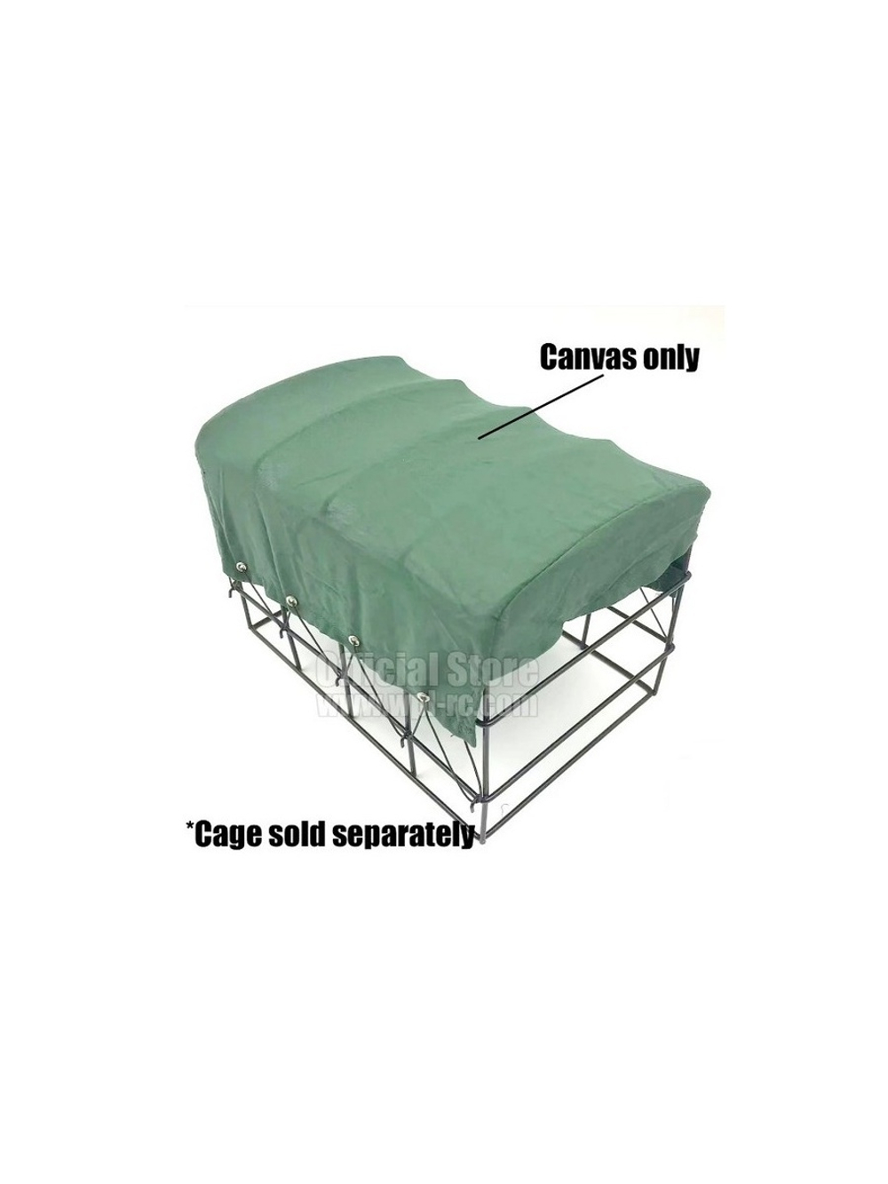 Тент WPL зеленый для моделей D-12