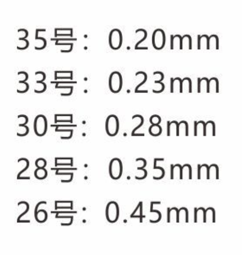 Проволока длинная японская формат U в зеленой упаковке № 28 Белая, длина 72 см согнута пополам, 100 штук.