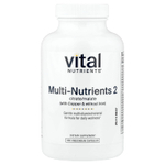 Vital Nutrients, Мульти питательные вещества цитрат / малат (с медью и без железа), 180 вегетарианских капсул
