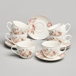 ЧАЙНЫЙ НАБОР МЭРИБЕЛЬ НА 6 ПЕР. 12 ПР. 300 МЛ