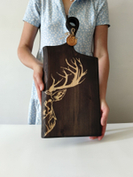 Разделочная доска из спила Сибирского кедра