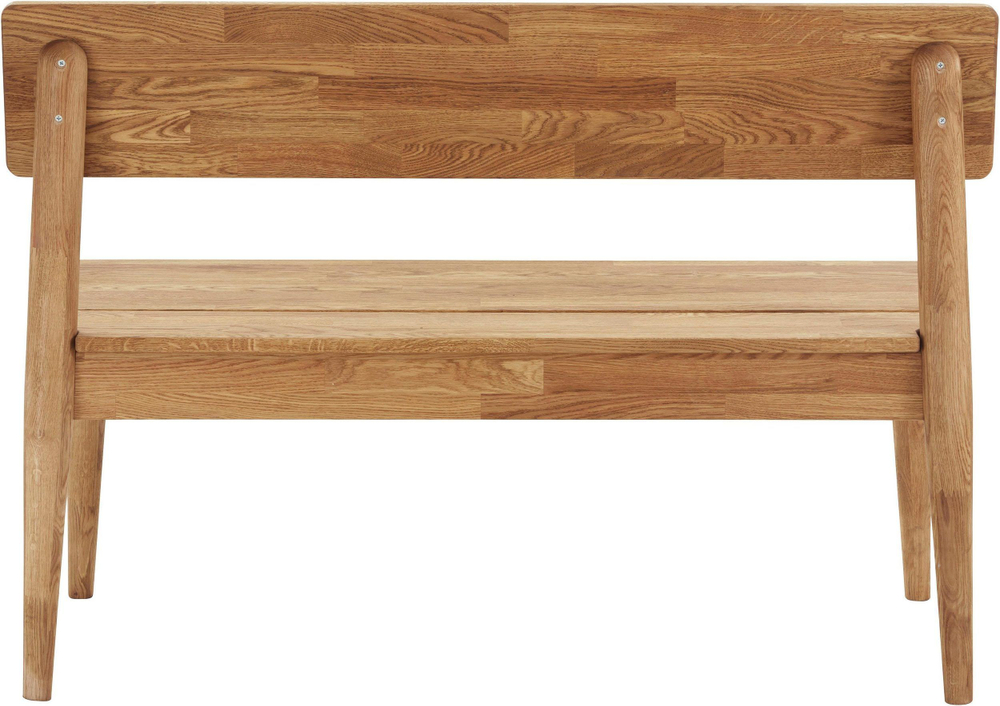 Банкетка в прихожую, 103х34х66, Мудэ, скамья, с ящиком для хранения, для кухни и столовой, из дуба, MAKOSA