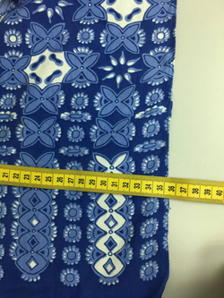 Шарф сине-белый