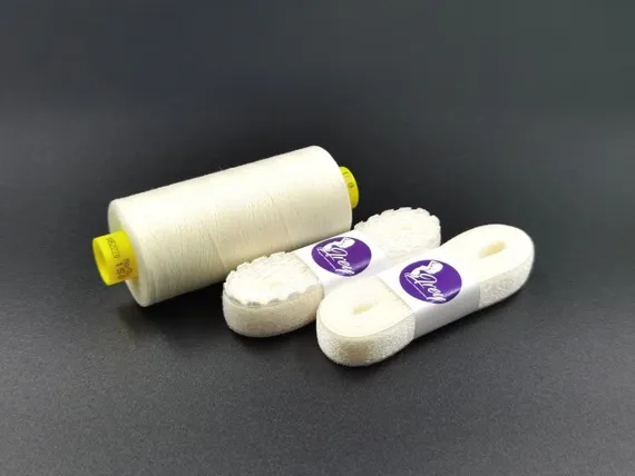 004 Резинка бельевая 4 мм, айвори 004