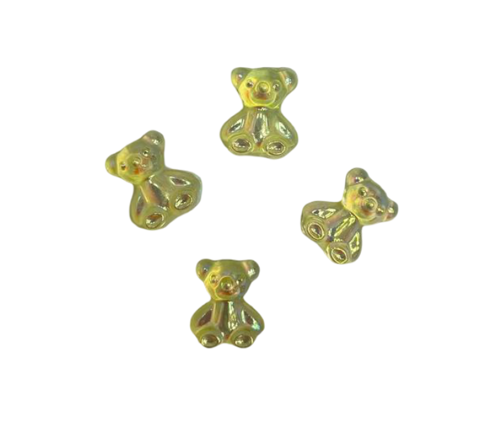 Фигурки мишки желтые, 1шт