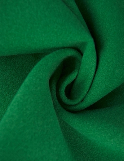 Ткань пальтовая, 395 гр/м2, 90% п/э, 10 % вискоза, ш. 150 см, зелёный