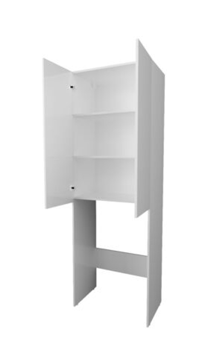 Шкаф 1Marka Wall 67 2д Белый глянец