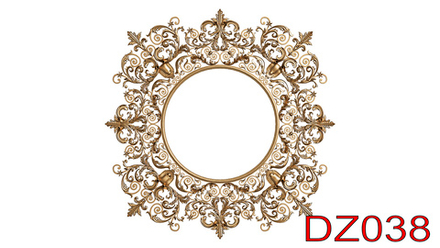 Фото обои - Декор под золото DZ038