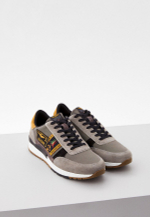 Кроссовки муж. AERONAUTICA 202 серый нашивки