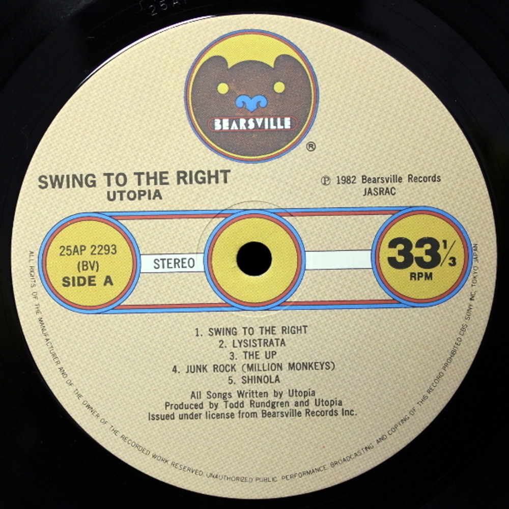Utopia / Swing To The Right (LP)