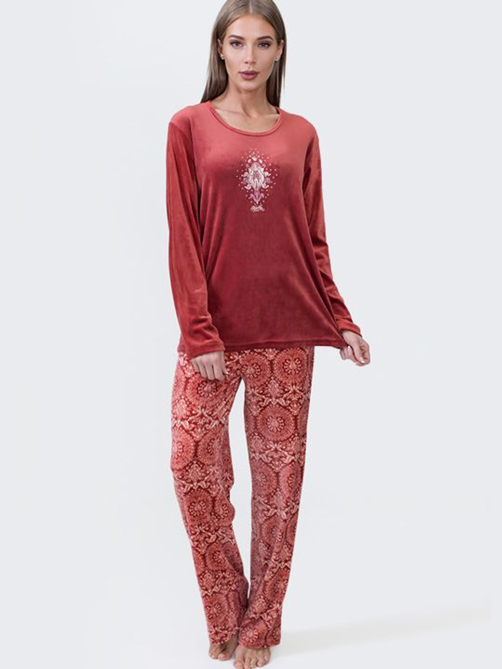 Уютный домашний комплект из трех предметов (Размер: XXL) (Цвет: оранжевый)